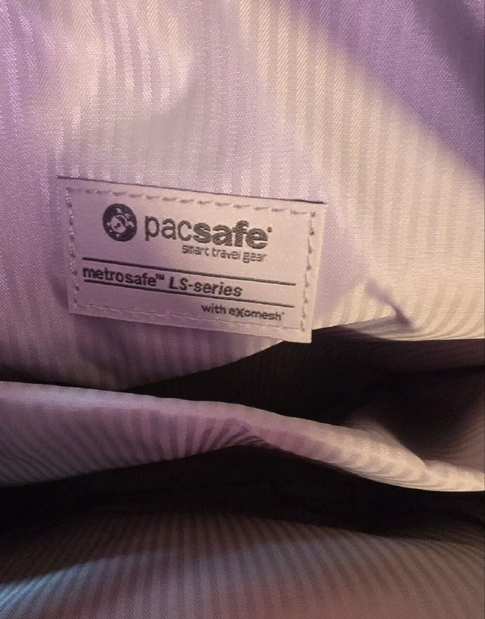 Pacsafe Metrosafe LS Black Anti-Theft Travel Shoulder/Sling Bag